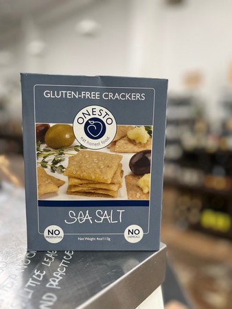 Onesto Gluten-Free Sea Salt Crackers